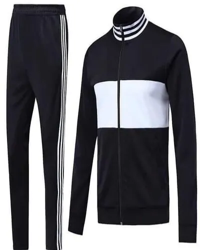 Black and White Men Track suit