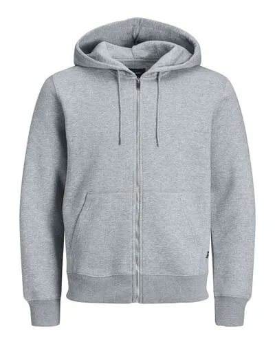 Grey Zip Up hoodie For Men