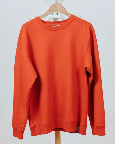 Orange Pull over Sweat Shirt