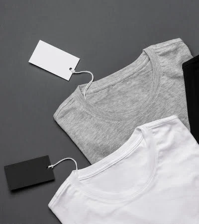 Shirts with custom label and tags