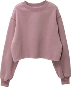 Blank Wholesale crop Sweatshirt