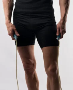 Men Black Fitness Short Manufactured by Albeeza Apparel