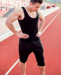 Men Wearing Running Short on Track
