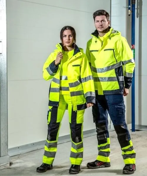 Men and Women Wearing Safety Garments