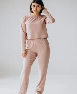 Women Custom Cotton Jersey Tracksuit