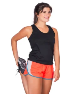 Women Polyester Fabric Running Short