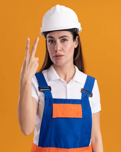 Women Wearing Private Label Workwear Shirt