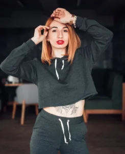 Crop Custom Women Tracksuit