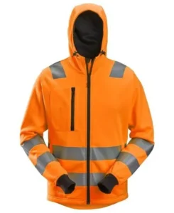 Hi Vis Hooded Private Label Safety Jacket