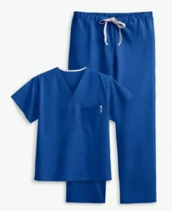 Men Blue Medical Scrub Suit