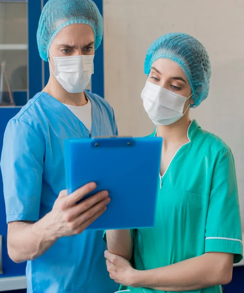 Men and Women in Hospital unifroms
