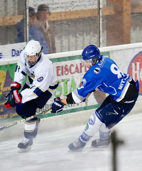 Ice hockey Players in Custom Made Uniforms By Albeeza Apparel