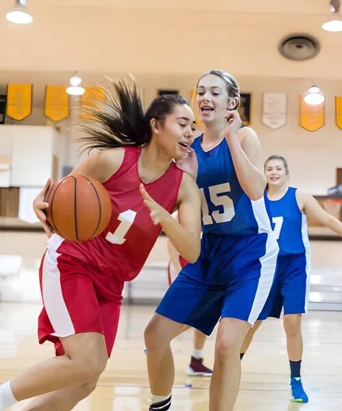 Women's basketball teams Playing in Custom Team jerseys By Albeeza Apparel